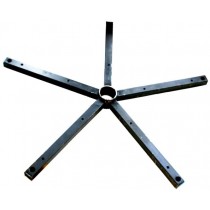 Крестовина металлическая под деревянные накладки на 700 под ролики 11 мм  